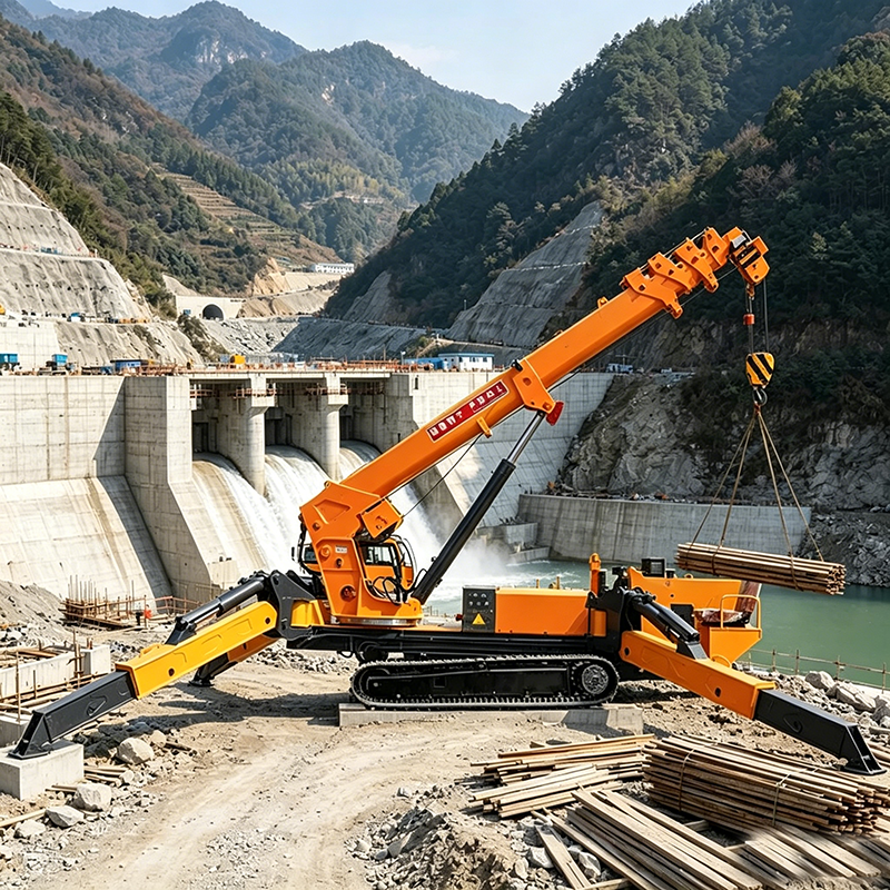 Compact Crawler Boom Lift - رافعة عنكبوتية هيدروليكية مخصصة بحمولة 3