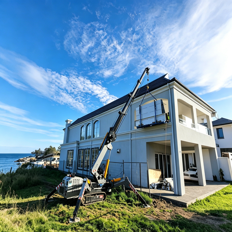 Compact Crawler Boom Lift - رافعة عنكبوتية صغيرة، رافعة عنكبوتية مجنزرة،