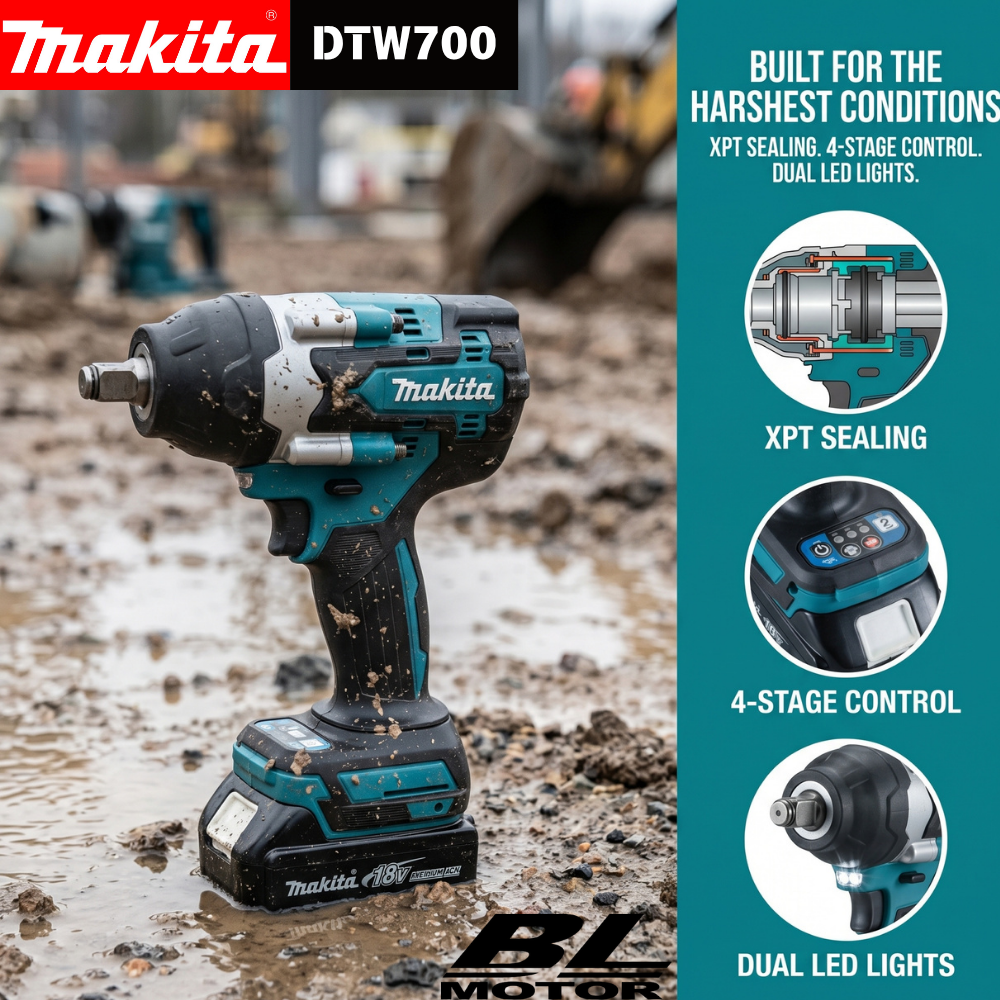 Heavy Equipment Battery - مفتاح ربط صدمي لاسلكي ماكيتا DTW700