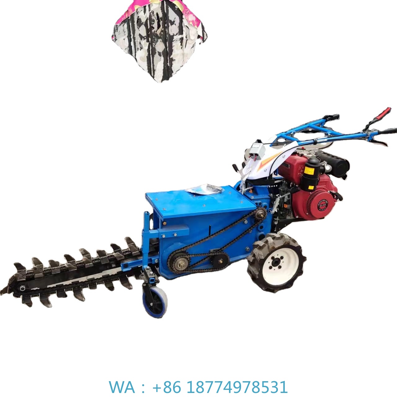 Trencher Machine Small - لتخمير الكابلات للاستخدام المنزلي معدات الخدمة