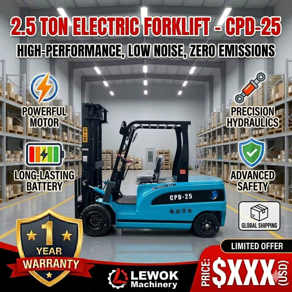 Heavy Equipment Battery - رافعة شوكية كهربائية رافعة ٢ طن
