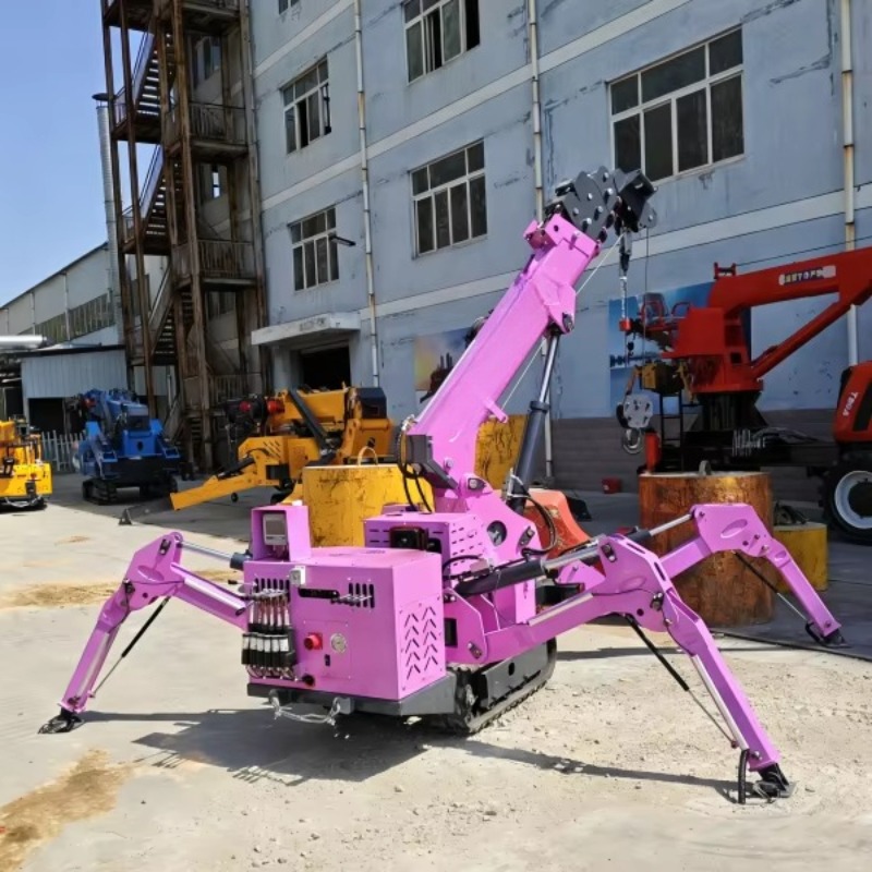 Compact Crawler Boom Lift - رافعة عنكبوتية بتحكم عن بعد بحمولة