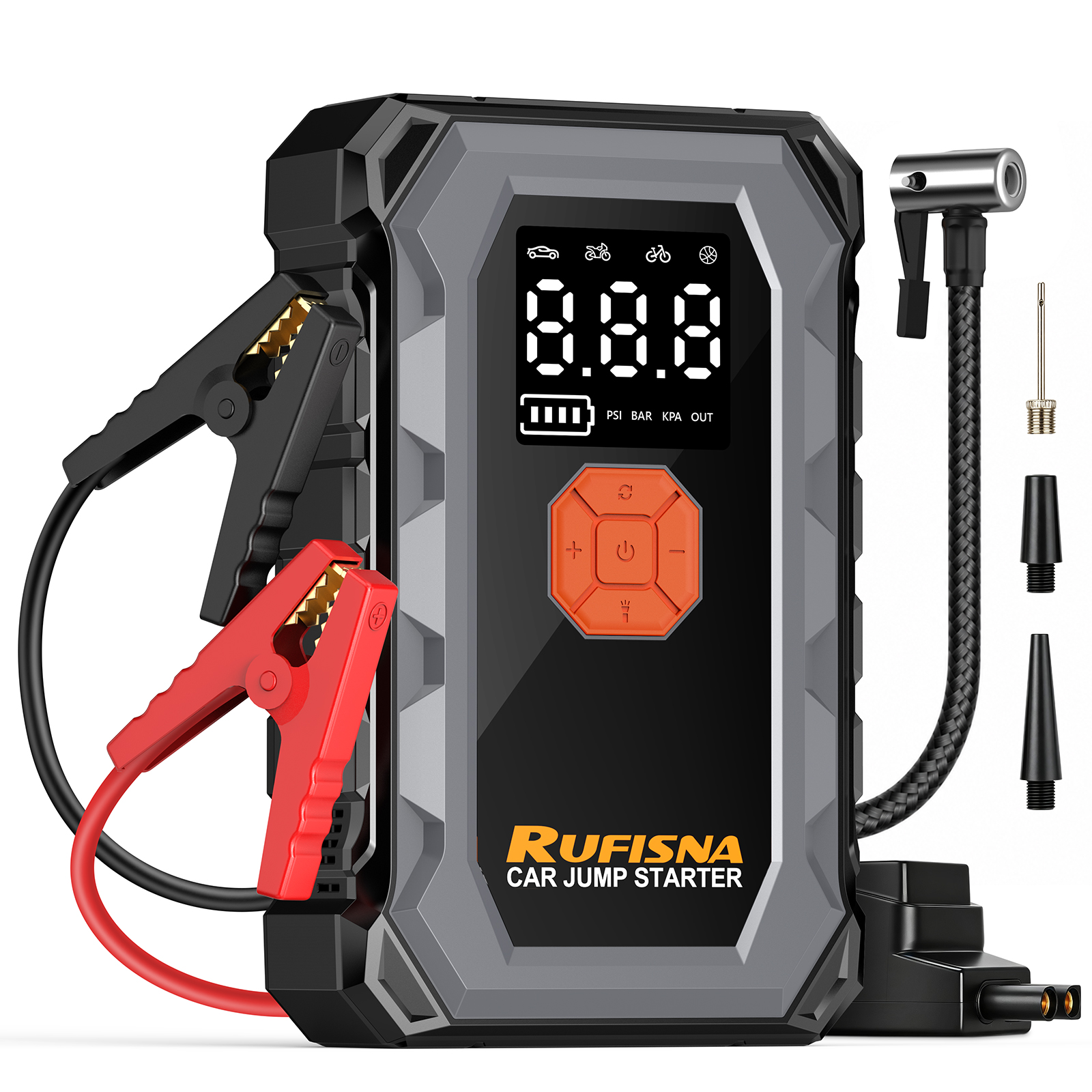 Heavy Equipment Battery - RUFISNA جهاز تشغيل السيارة المحمول 3000