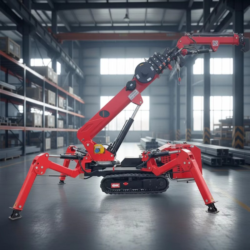 Compact Crawler Boom Lift - رافعة عنكبوتية هيدروليكية تلسكوبية بحمولة 6
