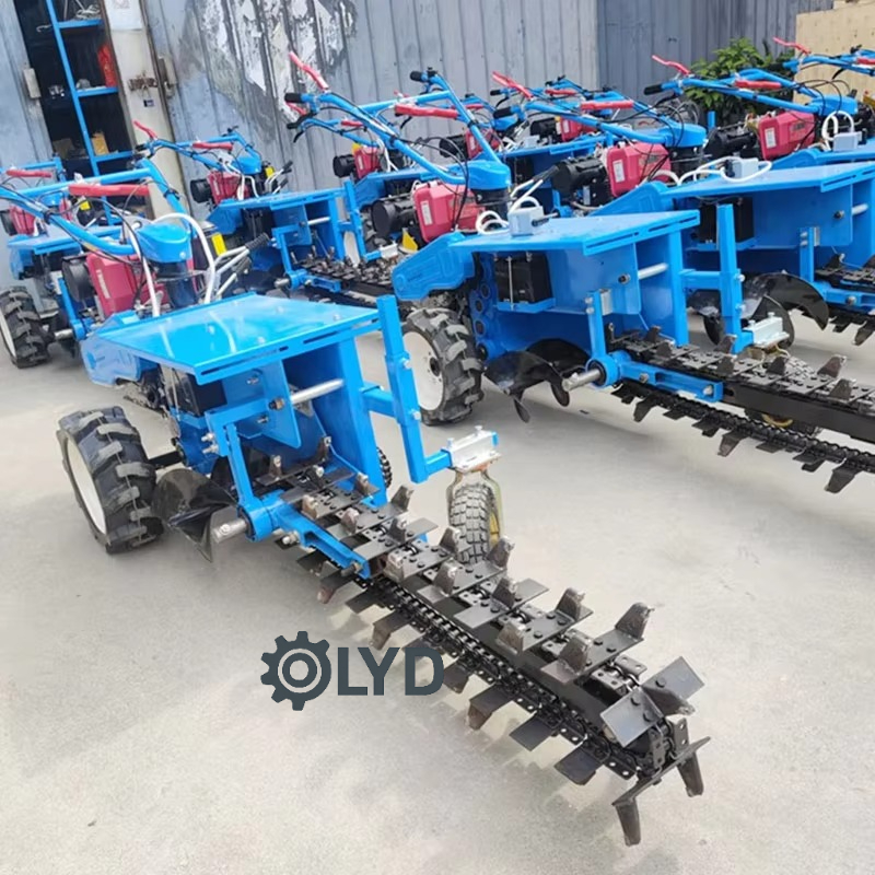 Trencher Machine Small - المشي خلف الخنادق الصغيرة سلسلة واحدة