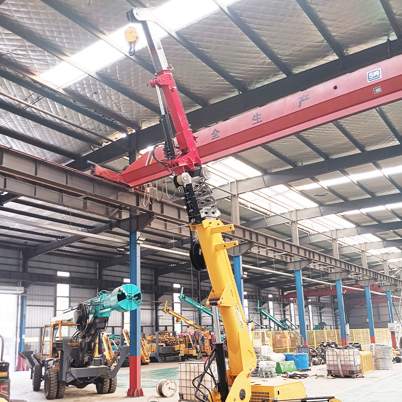 رافعة عنكبوتية هيدروليكية مخصص - مراجعة Compact Crawler Boom Lift وسعره