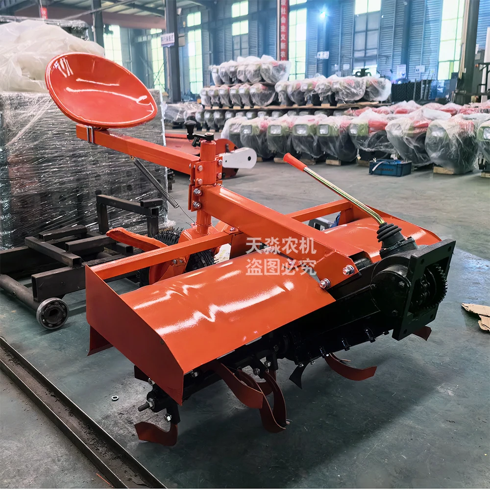 جرار يدوي محراث دوار محراث واح - مراجعة Trencher Machine Small وسعره
