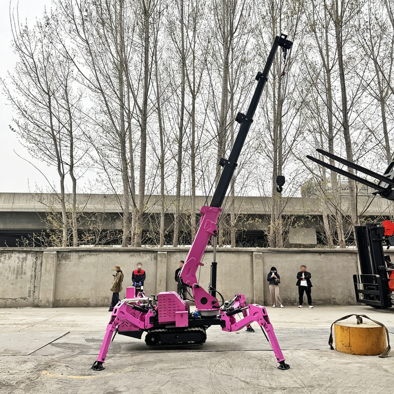 رافعة عنكبوتية صغيرة، رافعة عن - مراجعة Compact Crawler Boom Lift وسعره