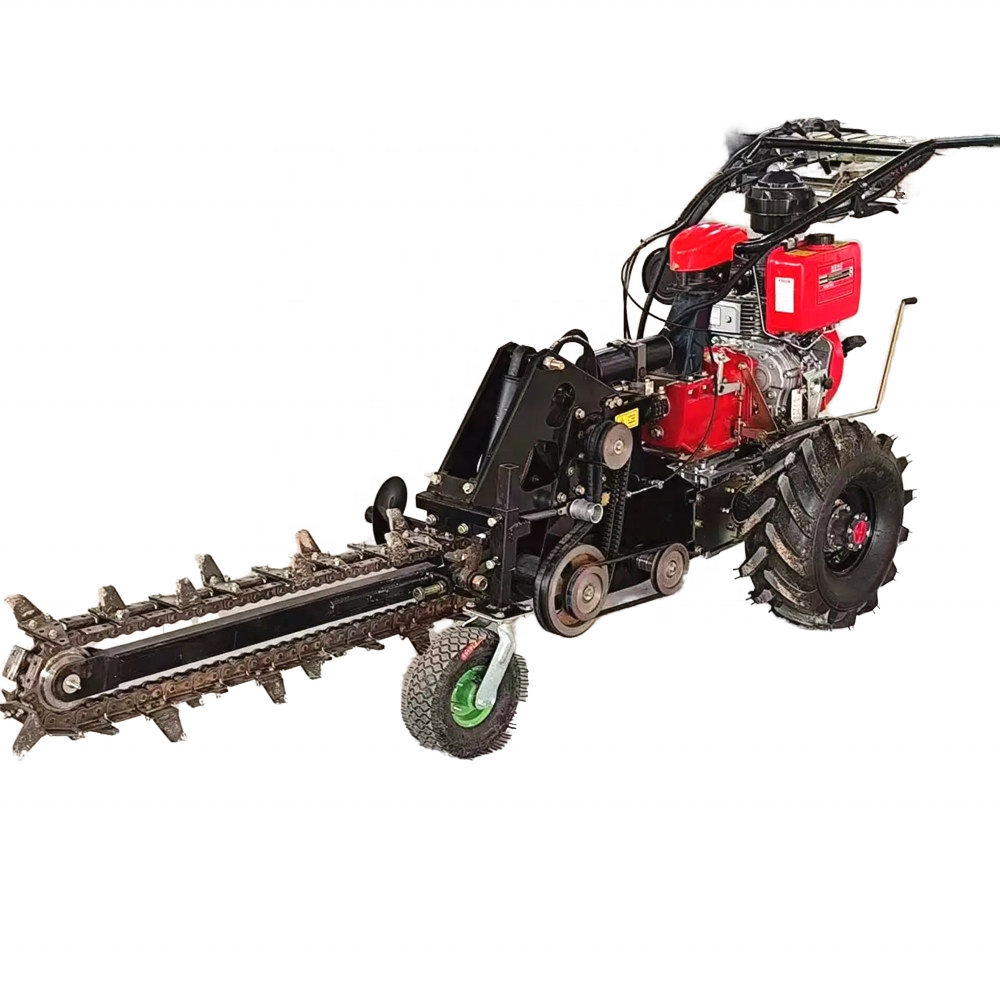 آلة خندق للبيع تستخدم الأراضي  - مراجعة Trencher Machine Small وسعره