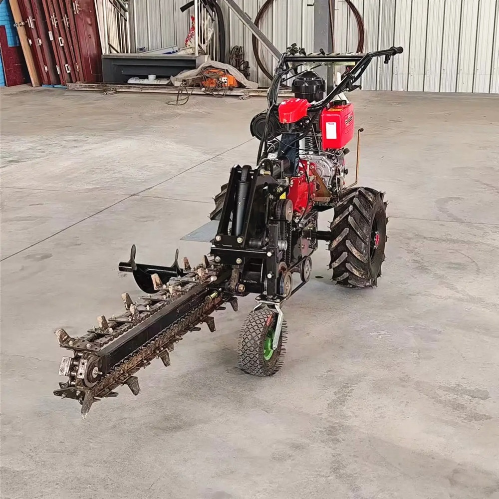 آلة خندق للبيع تستخدم الأراضي  - مراجعة Trencher Machine Small وسعره