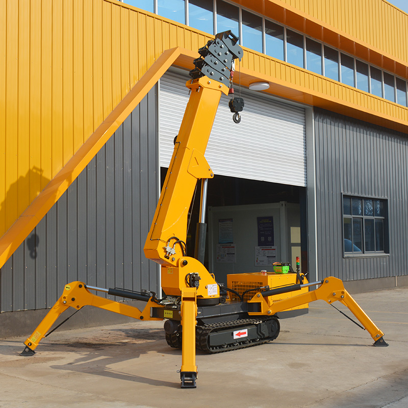 رافعة عنكبوتية هيدروليكية 7 طن - مراجعة Compact Crawler Boom Lift وسعره