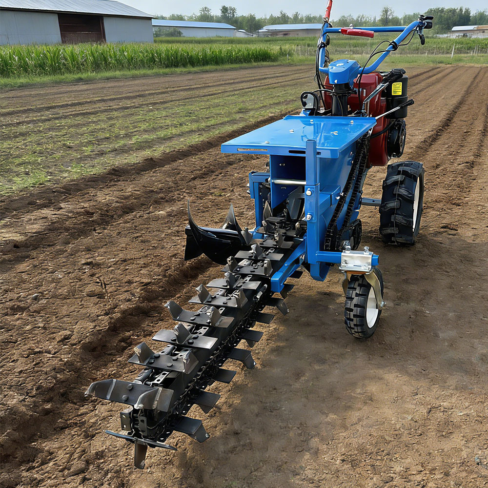 آلة حفر خنادق صغيرة مخصصة بقوة - مراجعة Trencher Machine Small وسعره
