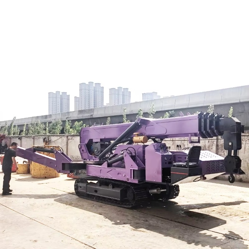 رافعة عنكبوتية زاحفة بحمولة 3  - مراجعة Compact Crawler Boom Lift وسعره