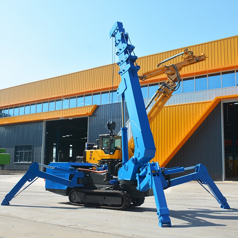 رافعة عنكبوتية زاحفة بحمولة 3  - مراجعة Compact Crawler Boom Lift وسعره