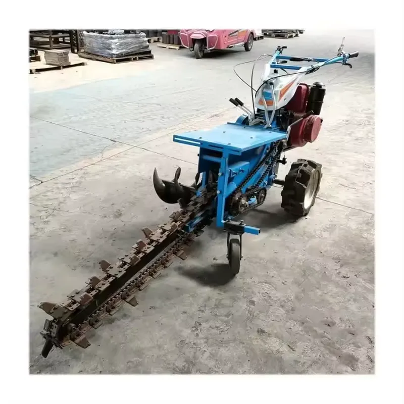 آلة حفر يدوية صغيرة بسلسلة مزد - مراجعة Trencher Machine Small وسعره