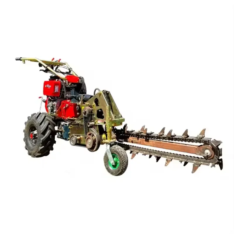 آلة حفر يدوية صغيرة بسلسلة مزد - مراجعة Trencher Machine Small وسعره