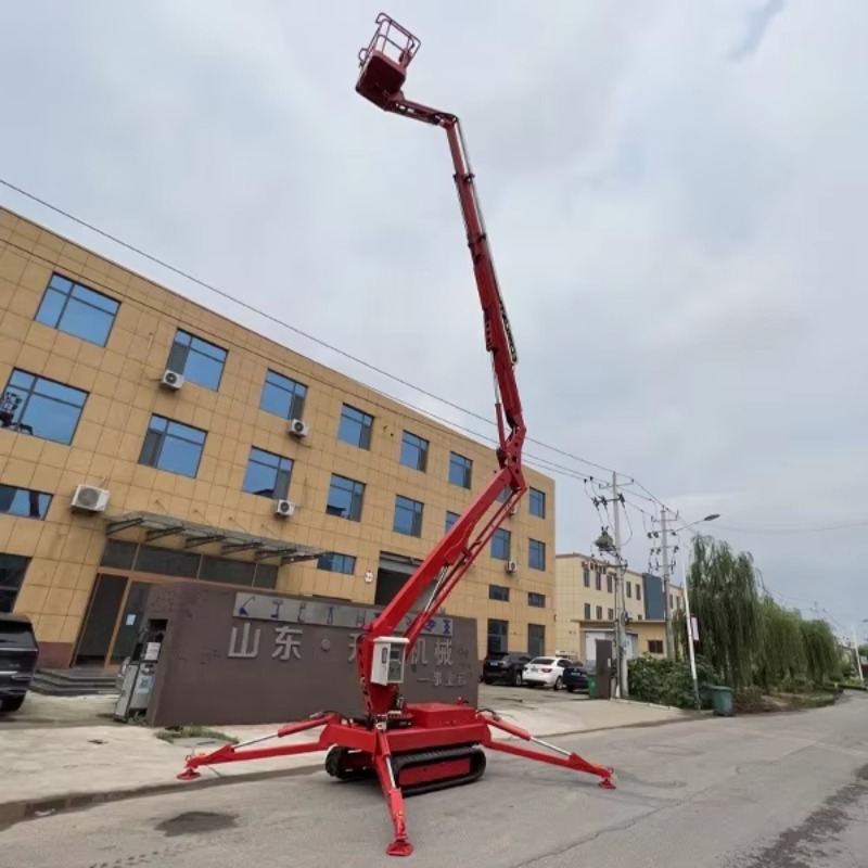 رافعة زاحفة مدمجة بذراع متحرك  - مراجعة Compact Crawler Boom Lift وسعره