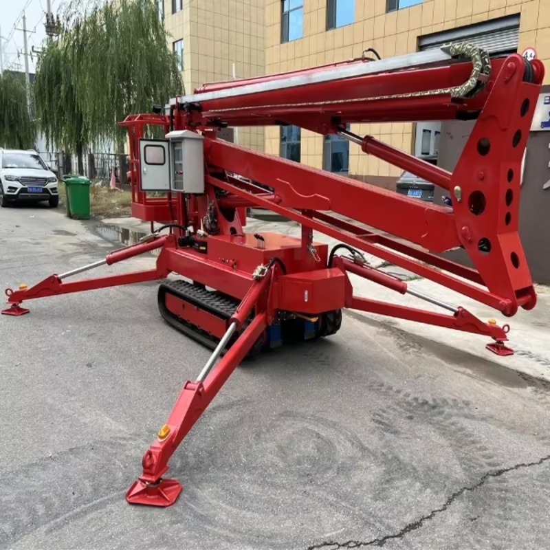 رافعة زاحفة مدمجة بذراع متحرك  - مراجعة Compact Crawler Boom Lift وسعره