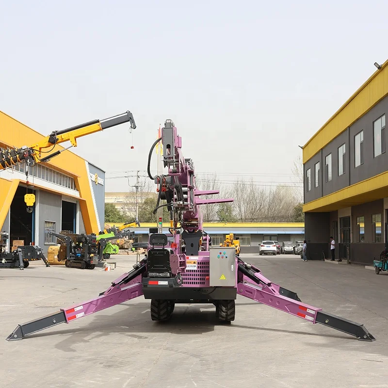 رافعة عنكبوتية مجنزرة ذاتية ال - مراجعة Compact Crawler Boom Lift وسعره