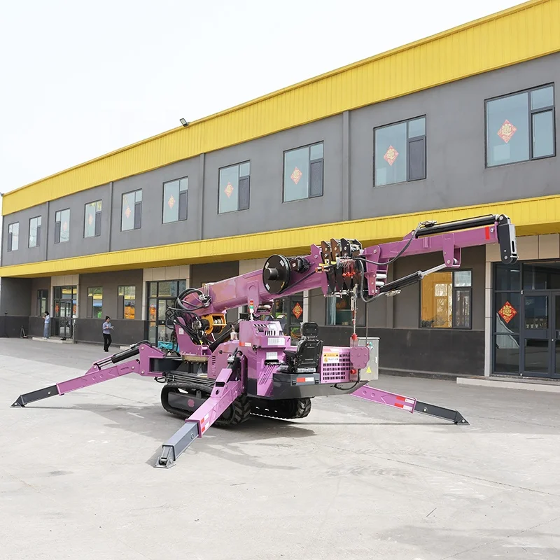 رافعة عنكبوتية مجنزرة ذاتية ال - مراجعة Compact Crawler Boom Lift وسعره