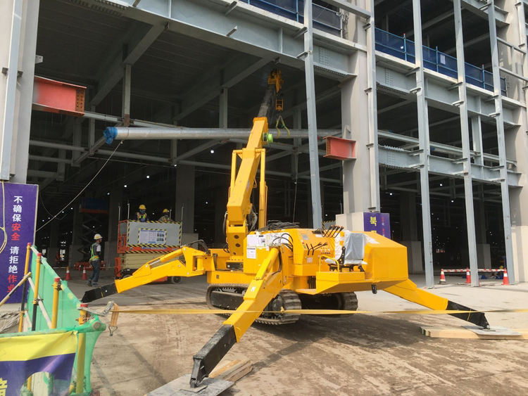 معدات رفع مدمجة، رافعة عنكبوتي - مراجعة Compact Crawler Boom Lift وسعره