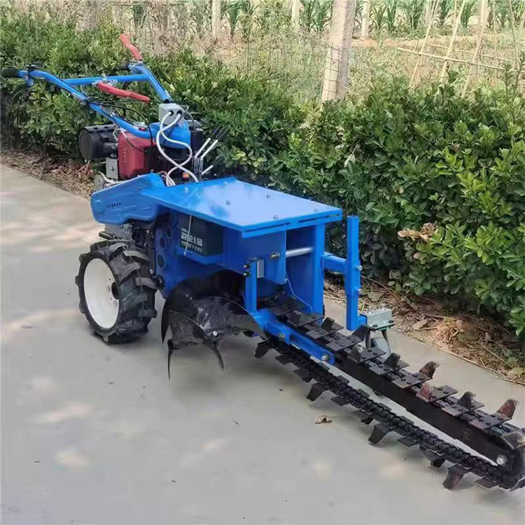 المشي خلف الخنادق الصغيرة سلسل - مراجعة Trencher Machine Small وسعره