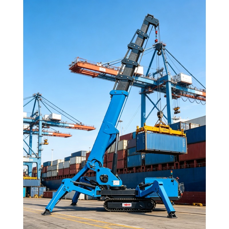 رافعة عنكبوتية كهربائية مجنزرة - مراجعة Compact Crawler Boom Lift وسعره