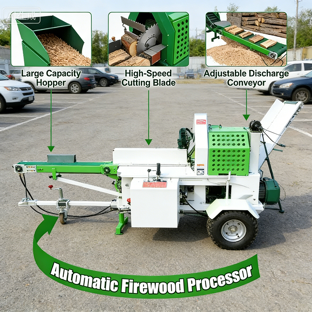 آلة تقطيع الأخشاب الثقيلة ذات  - مراجعة Heavy Equipment Processor وسعره