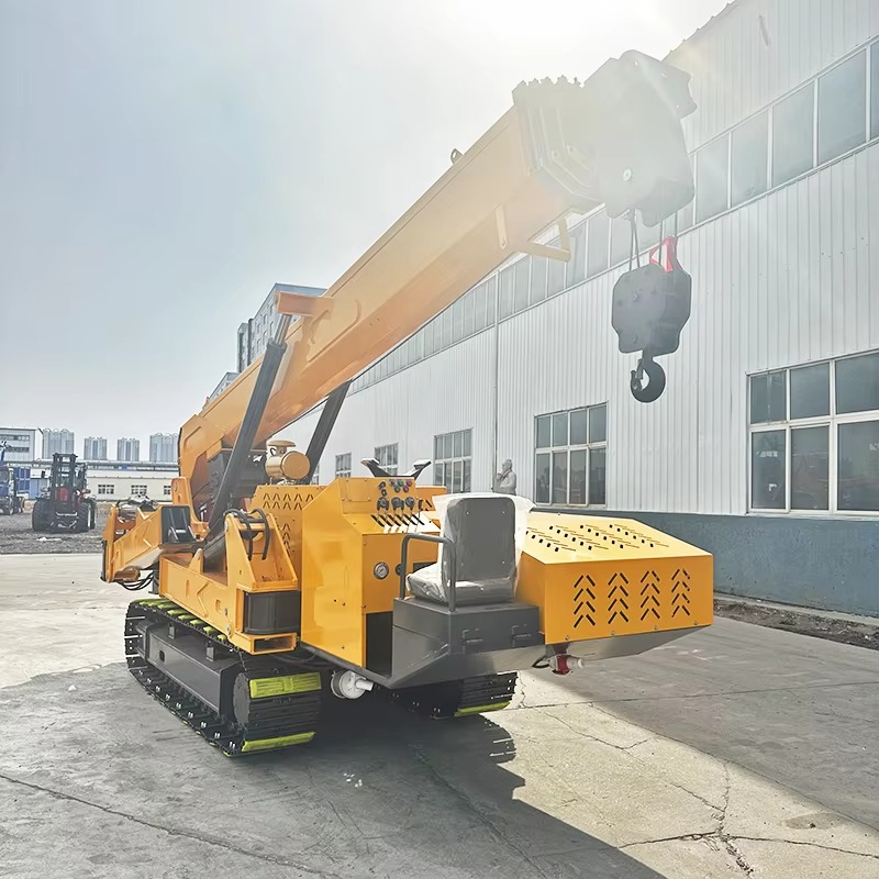 رافعة عنكبوتية ثقيلة بقدرة 8 أ - مراجعة Compact Crawler Boom Lift وسعره