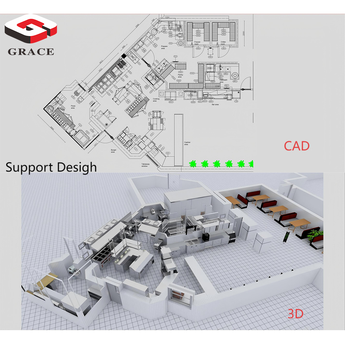 آلة المطبخ التجارية GRACE Heav - مراجعة Heavy Equipment Supplier وسعره