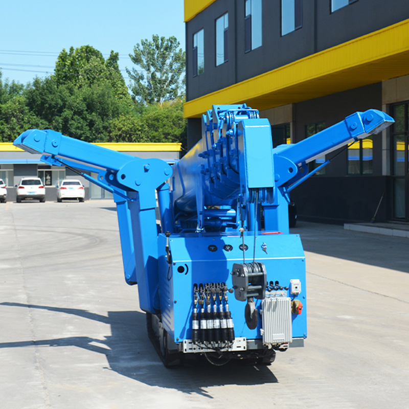 رافعة عنكبوتية هيدروليكية مخصص - مراجعة Compact Crawler Boom Lift وسعره