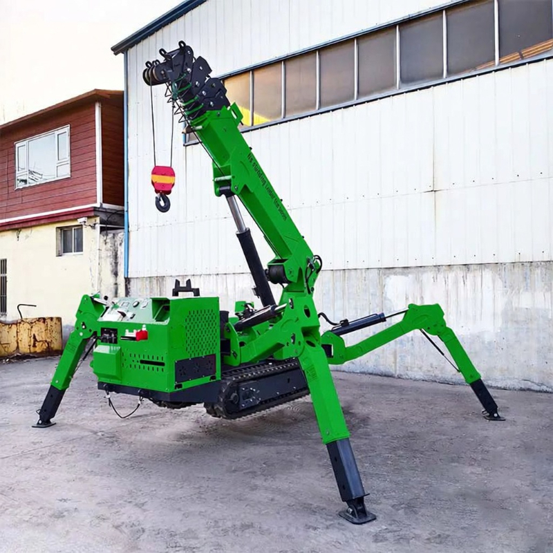 رافعة عنكبوتية صغيرة للبيع بال - مراجعة Compact Crawler Boom Lift وسعره