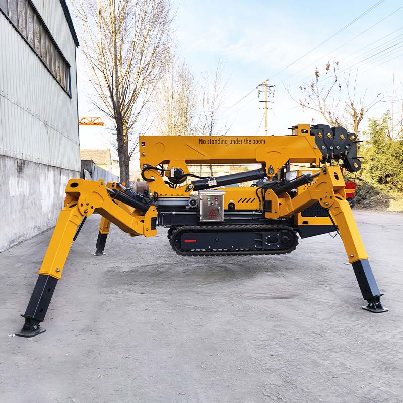 رافعة عنكبوتية صغيرة للبيع بال - مراجعة Compact Crawler Boom Lift وسعره